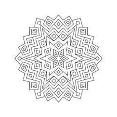 Mandala. Abstract illustration. Ornament for decor, cards etc.