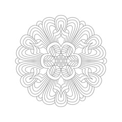 Mandala. Abstract illustration. Ornament for decor, cards etc.