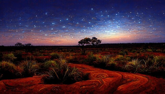 Songlines are the Australian Aboriginal walking routes that crossed the country, linking important sites and locations
