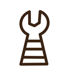 wrench work builder outline icon