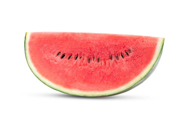 Sliced of watermelon isolated on transparent png