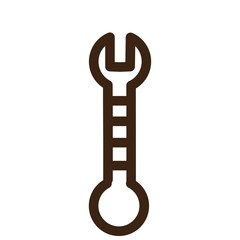 wrench work builder outline icon