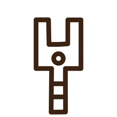 wrench work builder outline icon