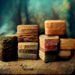 Wooden blocks