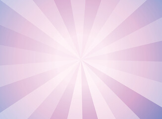 ピンクのグラデーションの集中線背景イラスト