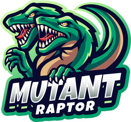 Mutant raptor esport mascot