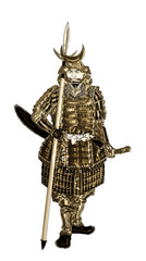 「月百姿」 「信仰の三日月 幸盛」ゴールドバージョン	