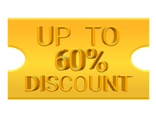 Up to 60% discount