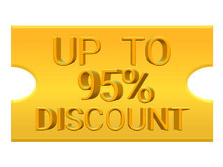 95 percent discount