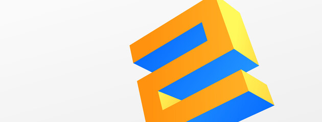 Abstract line background. Trendy techno business template for wallpaper, banner, background or landing