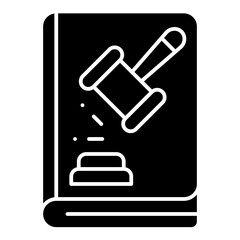 law book solid icon