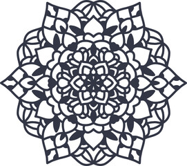 Laser cut Wedding Mandala template,