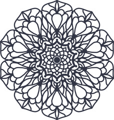 Laser cut Wedding Mandala template,