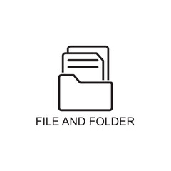 file and folder icon , document icon