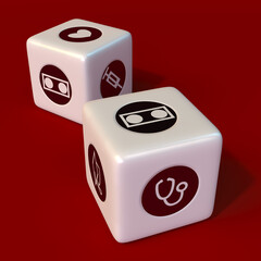 Dice With Sign