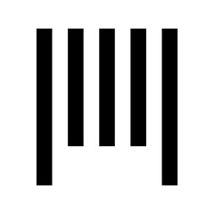 Barcode Flat Vector Icon