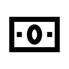 Paper Money Flat Vector Icon