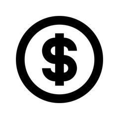 Dollar Flat Vector Icon