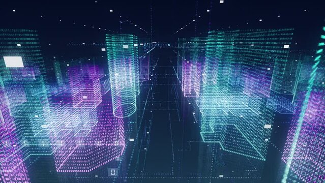 Digital City bird's-eye view