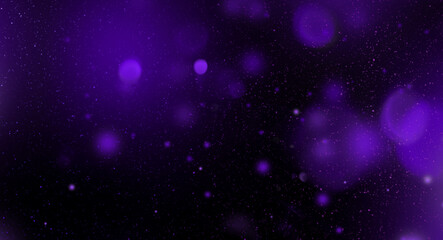 Purple colorful starry sky, horizontal galaxy background
