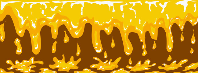 Background vector design with sweet honey bee image