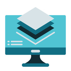 layer and computer monitor