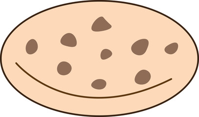 cute hand draw doodle food bakery
