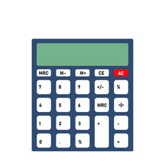 Fototapeta na wymiar Calculator, realistic illustration isolated on white background.