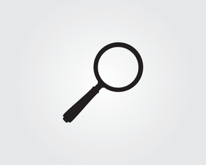 magnify glass search icon vector 