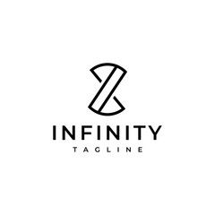 letter Z infinity logo design