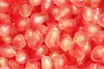 pomegranate seeds background