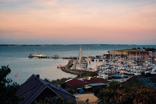 Langballig close to Flensburg at the baltic sea in the evening