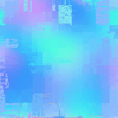 Vector image with imitation of grunge datamoshing texture. Seamless image.