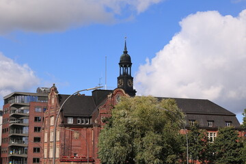 Historisches Gebäude im Zentrum der Stadt Hamburg