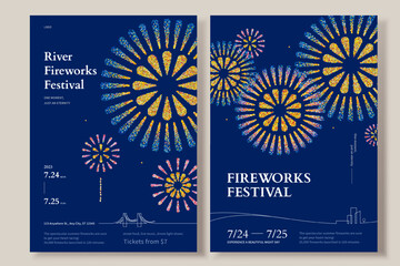 Fireworks Festival flyers template