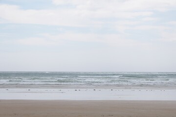 beach in the morning