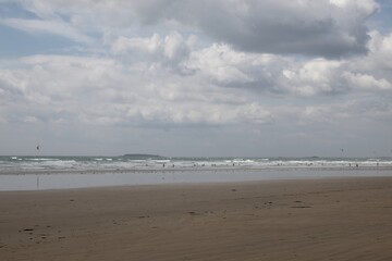 beach in the morning