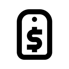 Price Tag Flat Vector Icon