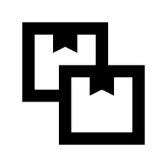 Delivery Box Flat Vector Icon