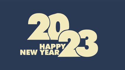HAPPY NEW YEAR 2023 BACKGROUND, GRAPHIC RESOURCE, can be used for baner, flyer, logo or etc.