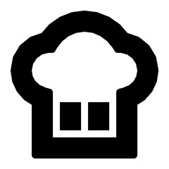 Chef Hat  Flat Vector Icon