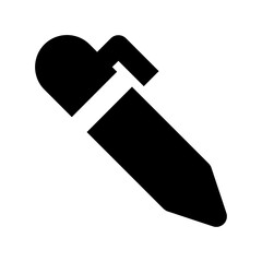 Pen Tip Flat Vector Icon