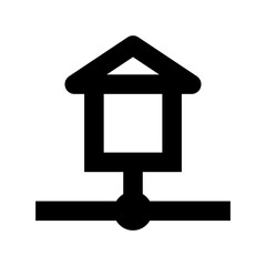 Home Networking Flat Vector Icon