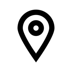 Map Pin Flat Vector Icon