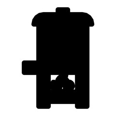 Fireplace Vector Icon