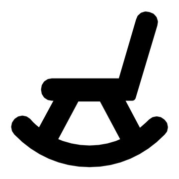 Rocking Chair Vector Icon