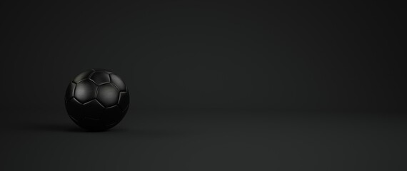 Schwarzer Fußball