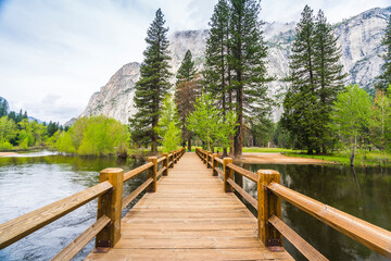 Fototapeta na wymiar scenic view in Yosemite National park,California,usa.