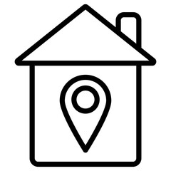 house location mark icon