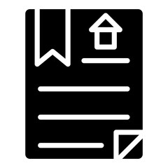 house sale letter icon